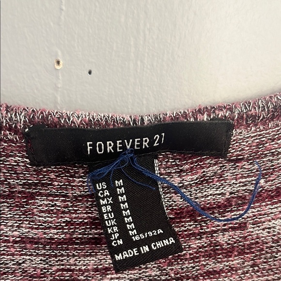 Women's Maroon Long Sleeve Top with ace Accents - Picture 3 of 4